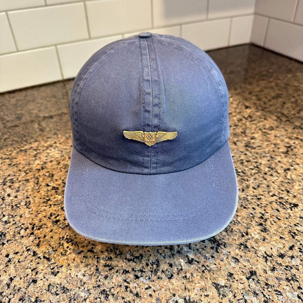 Vtg Y2K Gateway 2000 Britches Great Outdoors Cap Blue Made in USA